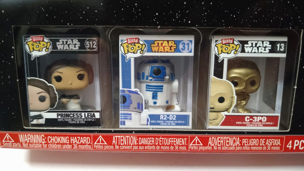 Funko Bitty Pop! 2.5cm STAR WARS  Bitty Pop Pack Princess Leia R2-D2   (F24)