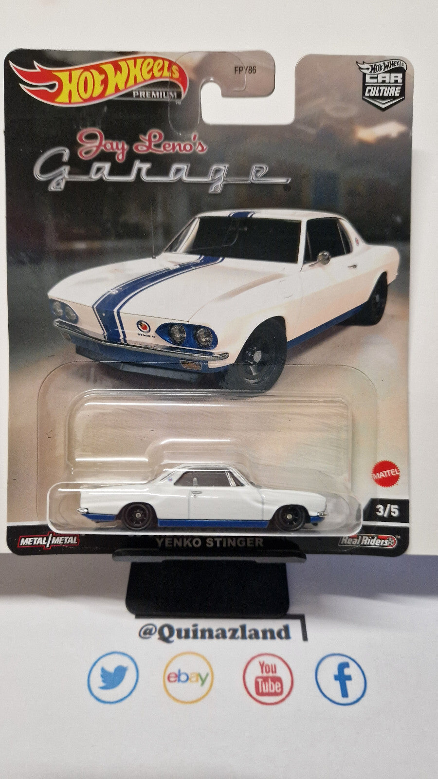 Hot Wheels 2022 jay leno's garage  66 chevrolet corvair yenko stinger  (NG78)