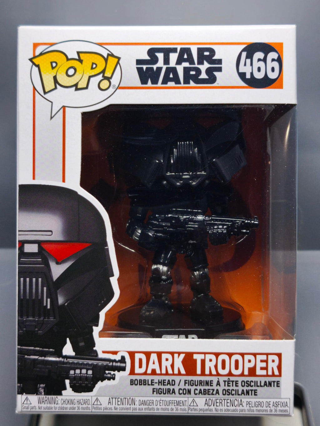 Funko Pop! Star Wars Mandalorian  N° 466 Dark Trooper (F6)