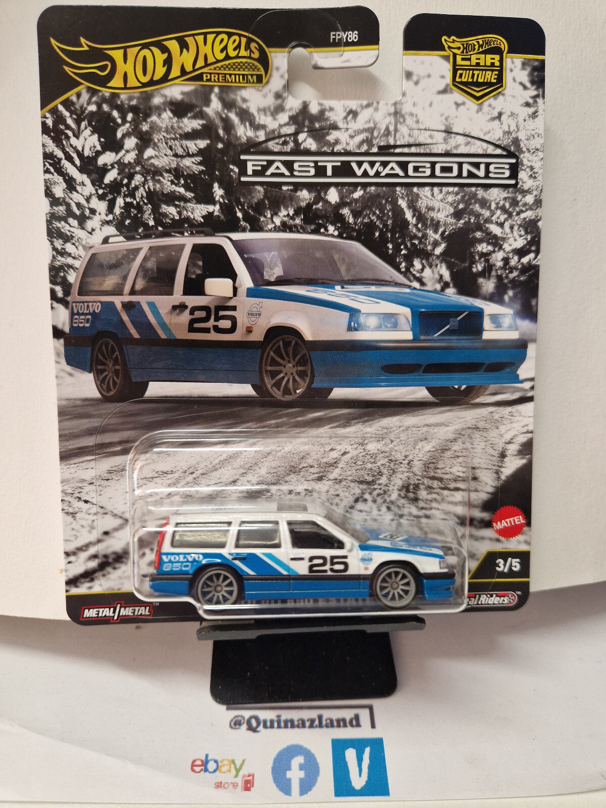 Hot Wheels Set  2025 Fast Wagons Audi Chevrolet Volvo Subaru   Lot de 5 (NG65)