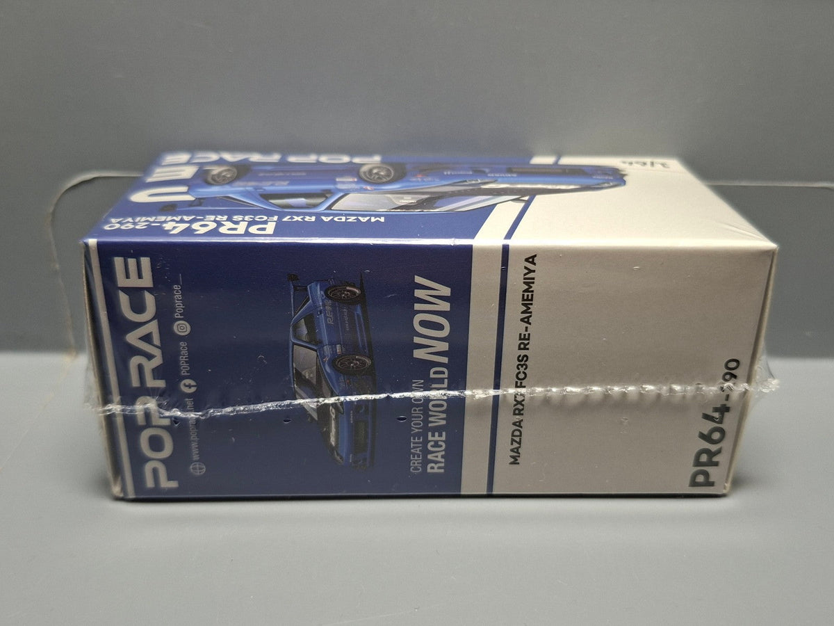 Pop Race 1/64 Mazda RX-7 (FC3S) Re-Amemiya, blue (CP19)