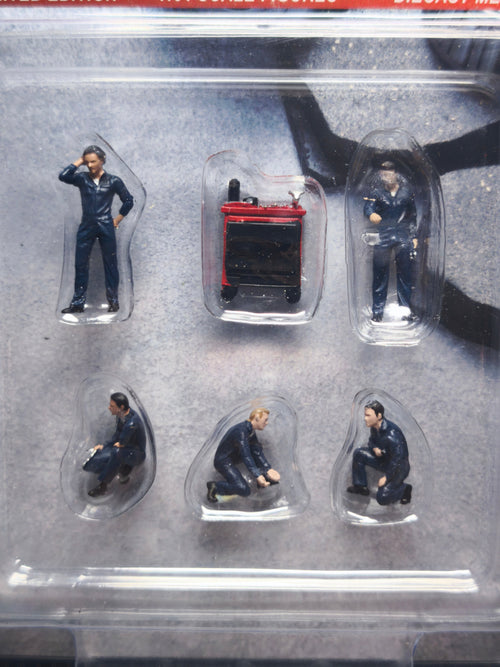 American Diorama 1/64 Mechanics 5 Figure Set (NG02)