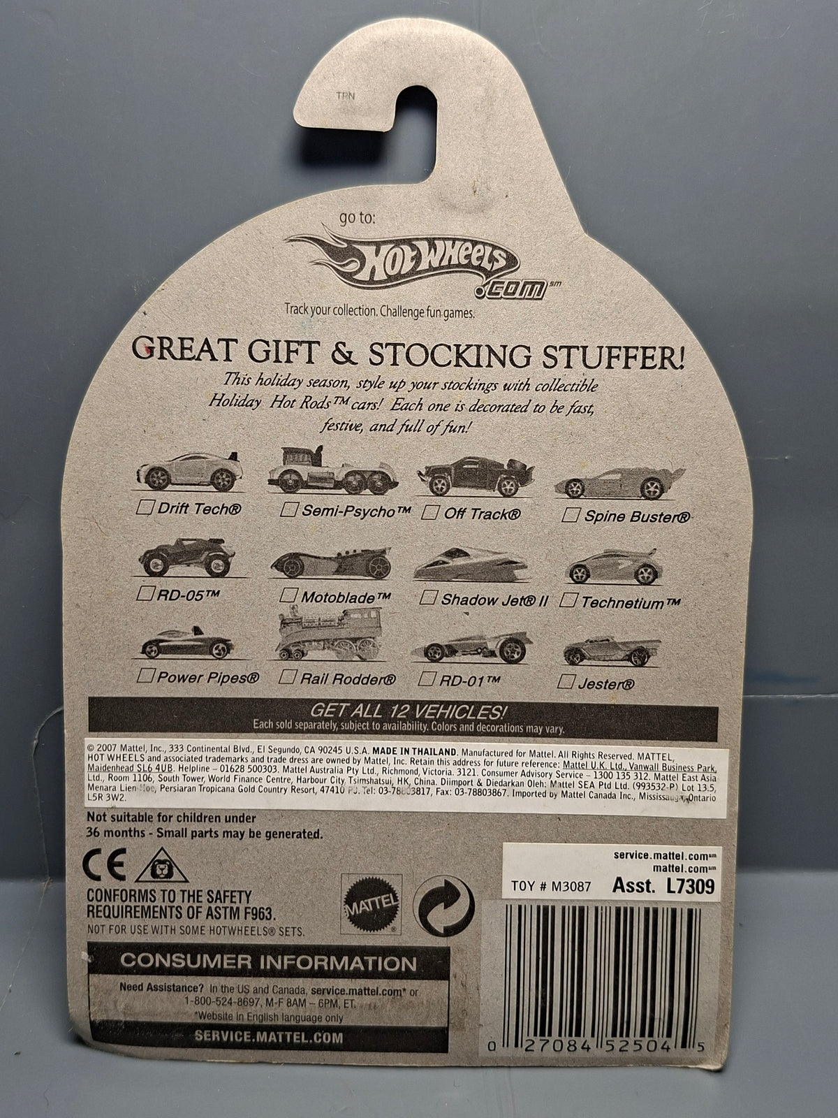 Hot Wheels Holiday Hot Rods Motoblade (NP18)