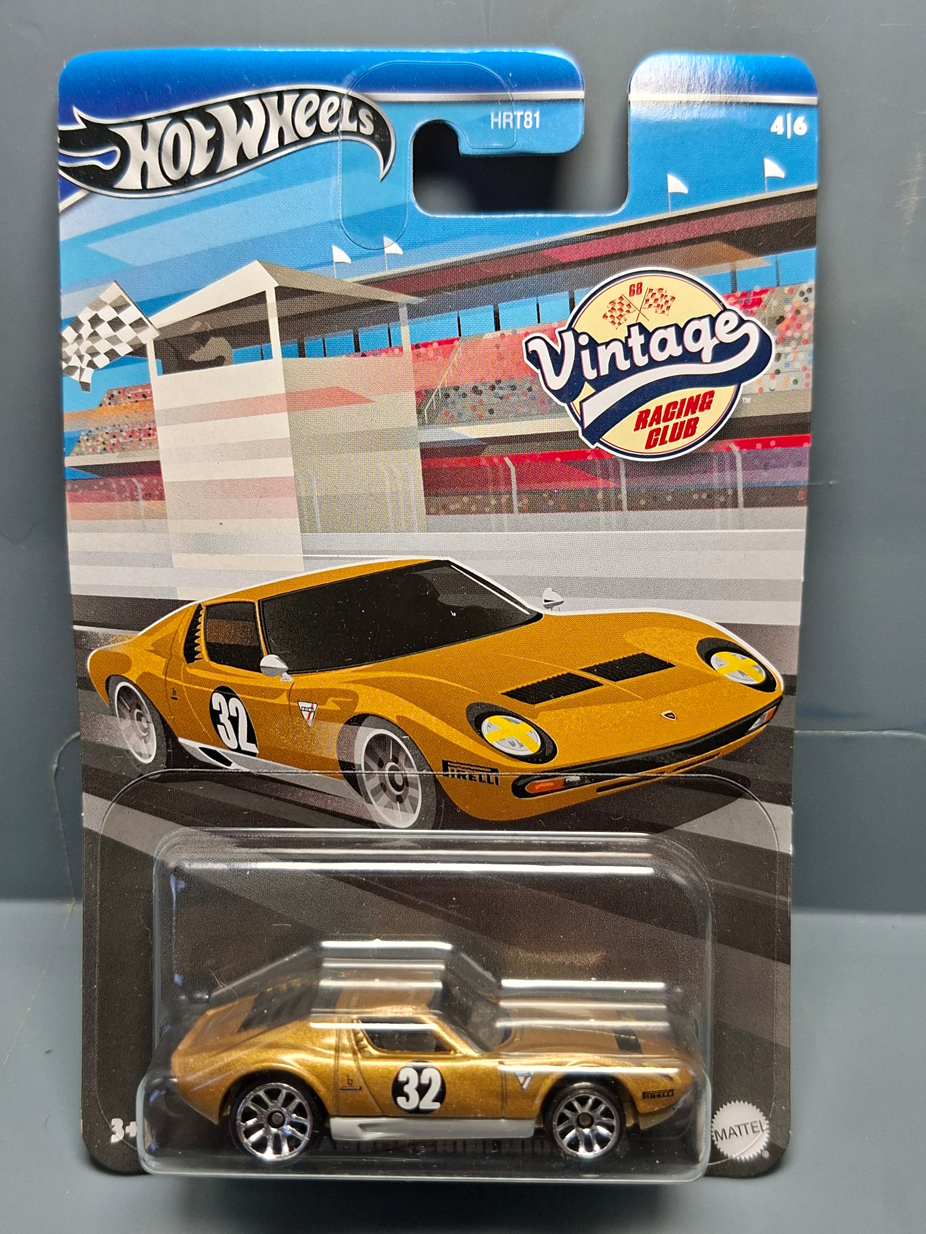 Hot Wheels Vintage Racing Club 1971 LAMBORGHINI MIURA SV (NP18)