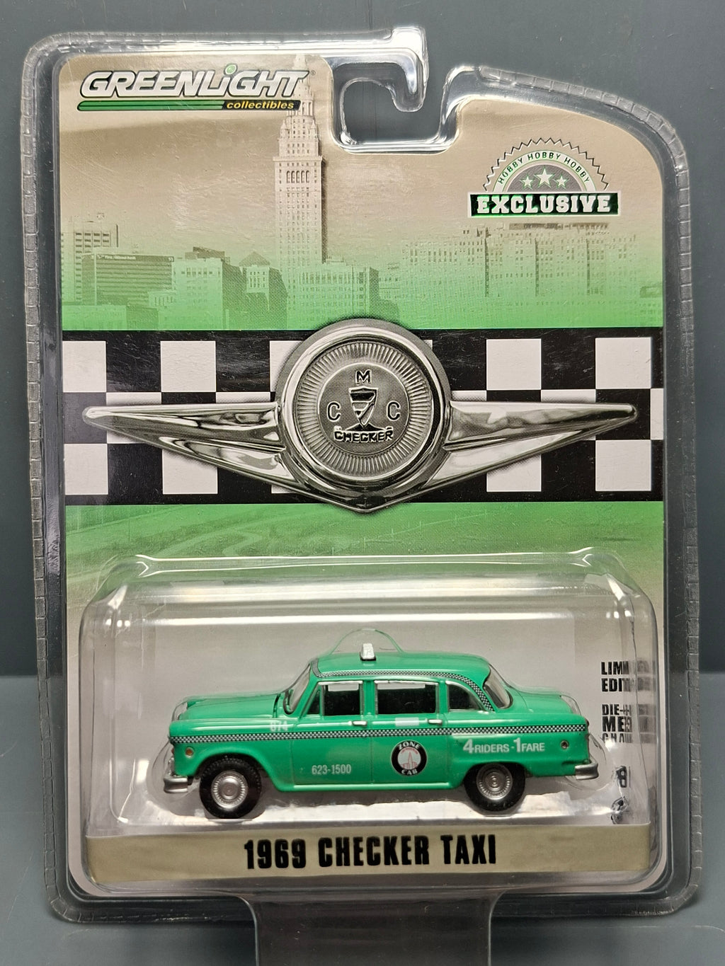 Greenlight Exclusive 1969 Checker Taxi  (NG01)