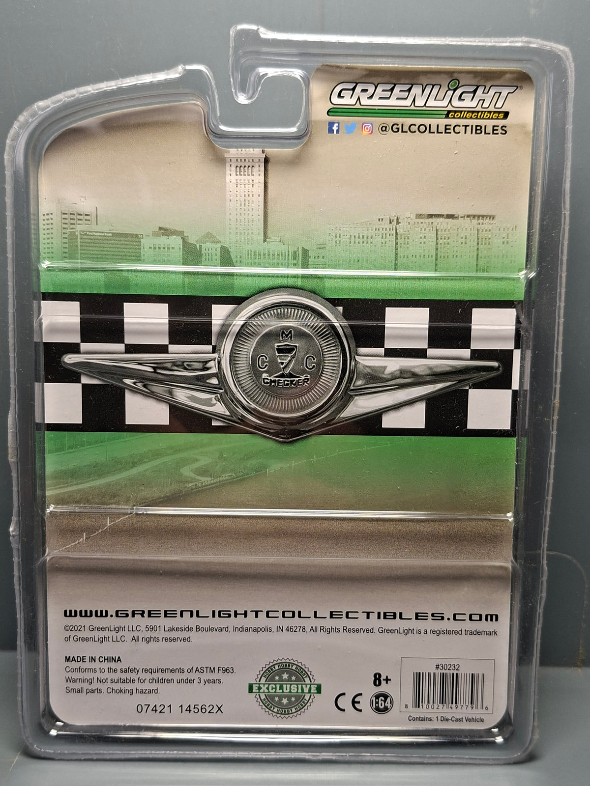 Greenlight Exclusive 1969 Checker Taxi  (NG01)