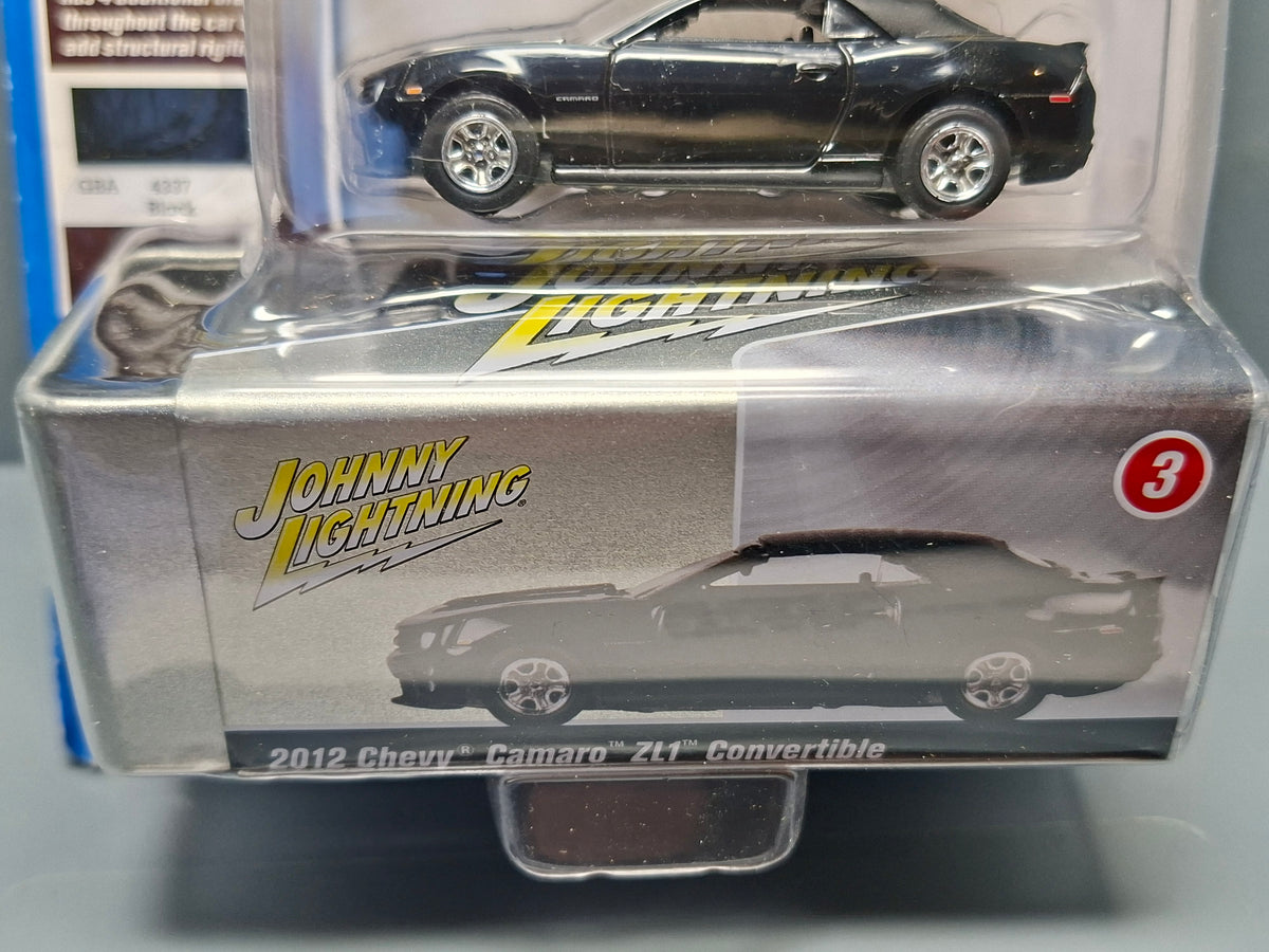 Johnny  Lightning Storage Tin 2012 Chevrolet Camaro ZL1 Convertible  (NG02)