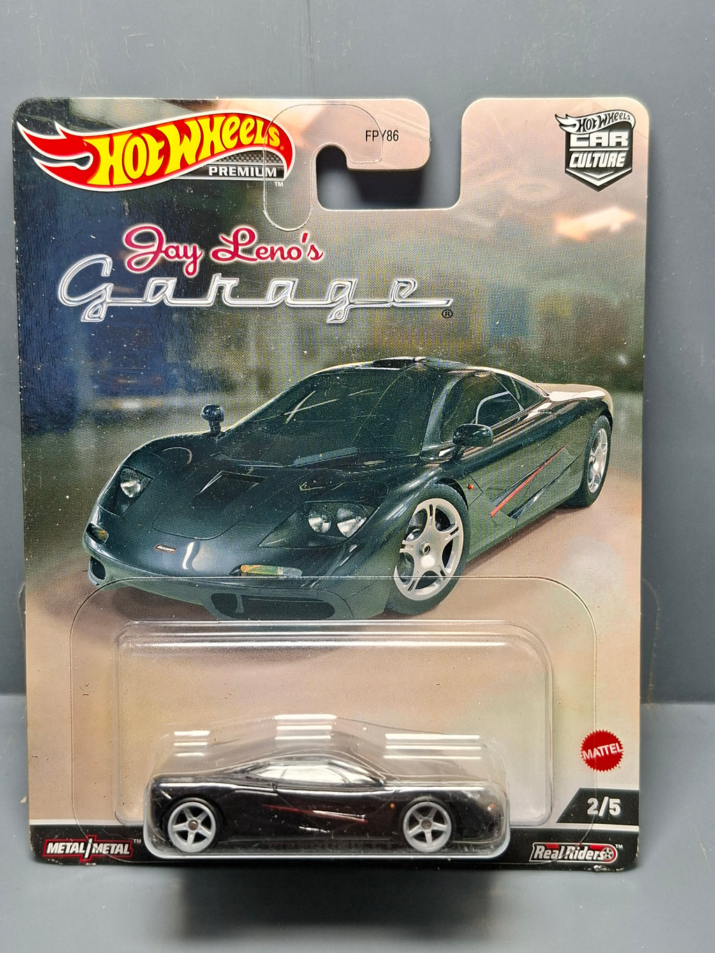 Hot Wheels 2022 jay leno's garage  Mclaren F1   (NG02)