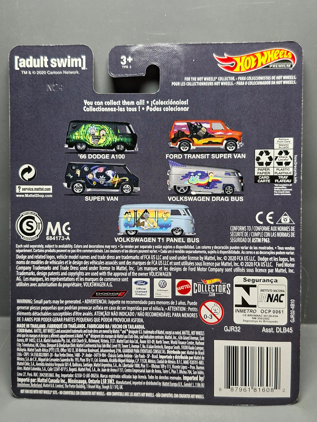 Hot Wheels Premium  Rick & Morty Super Van (NG58)