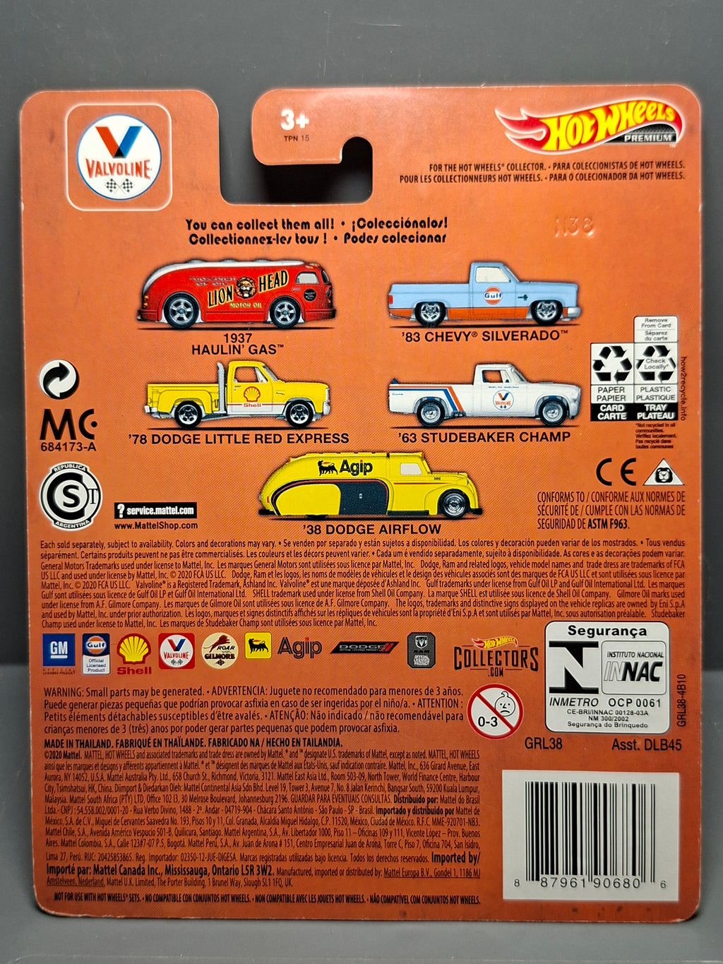 Hot Wheels  Fuel '63 Studebaker Champ Valvoline (NG61)