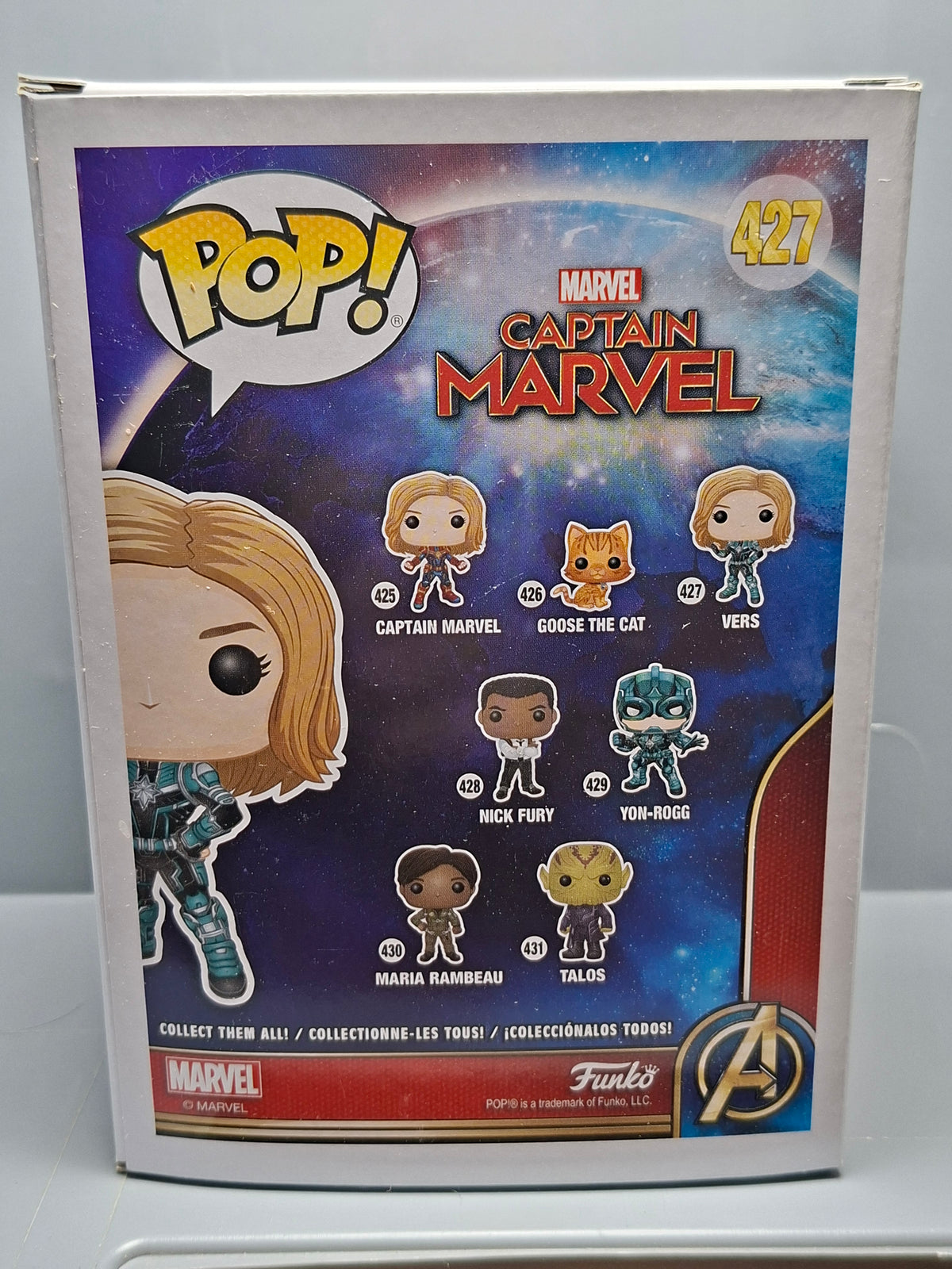Funko Pop! Pop! Captain Marvel 427 Vers (F06)