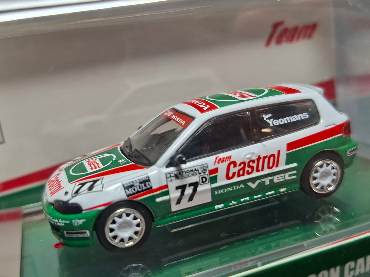 BM Creation 1/64 1993 Honda Civic EG6 #77 Castrol National Saloon Car Cup (CP01)