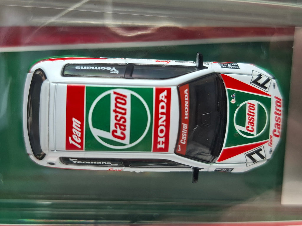 BM Creation 1/64 1993 Honda Civic EG6 #77 Castrol National Saloon Car Cup (CP01)