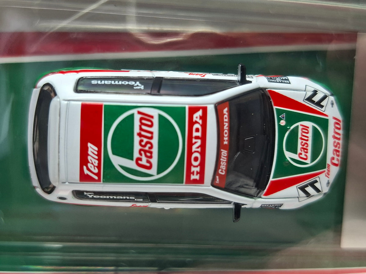 BM Creation 1/64 1993 Honda Civic EG6 #77 Castrol National Saloon Car Cup (CP01)