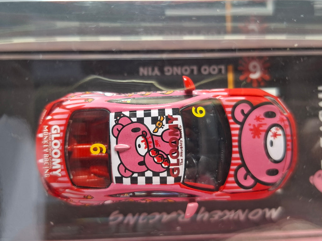 BM Creation 1/64 Toyota GR86 X GLOOMY BEAR #6 Loo Long Yin 2025 Macau (CP01)