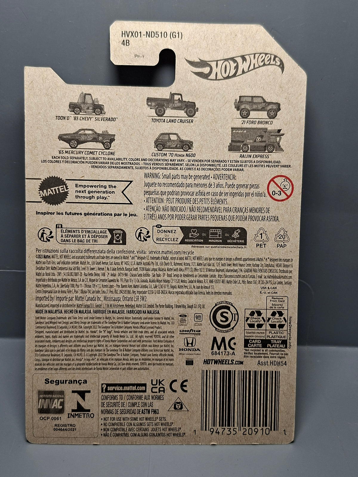 Hot Wheels 2024 56th anniversary Toyota land cruiser (CP03)