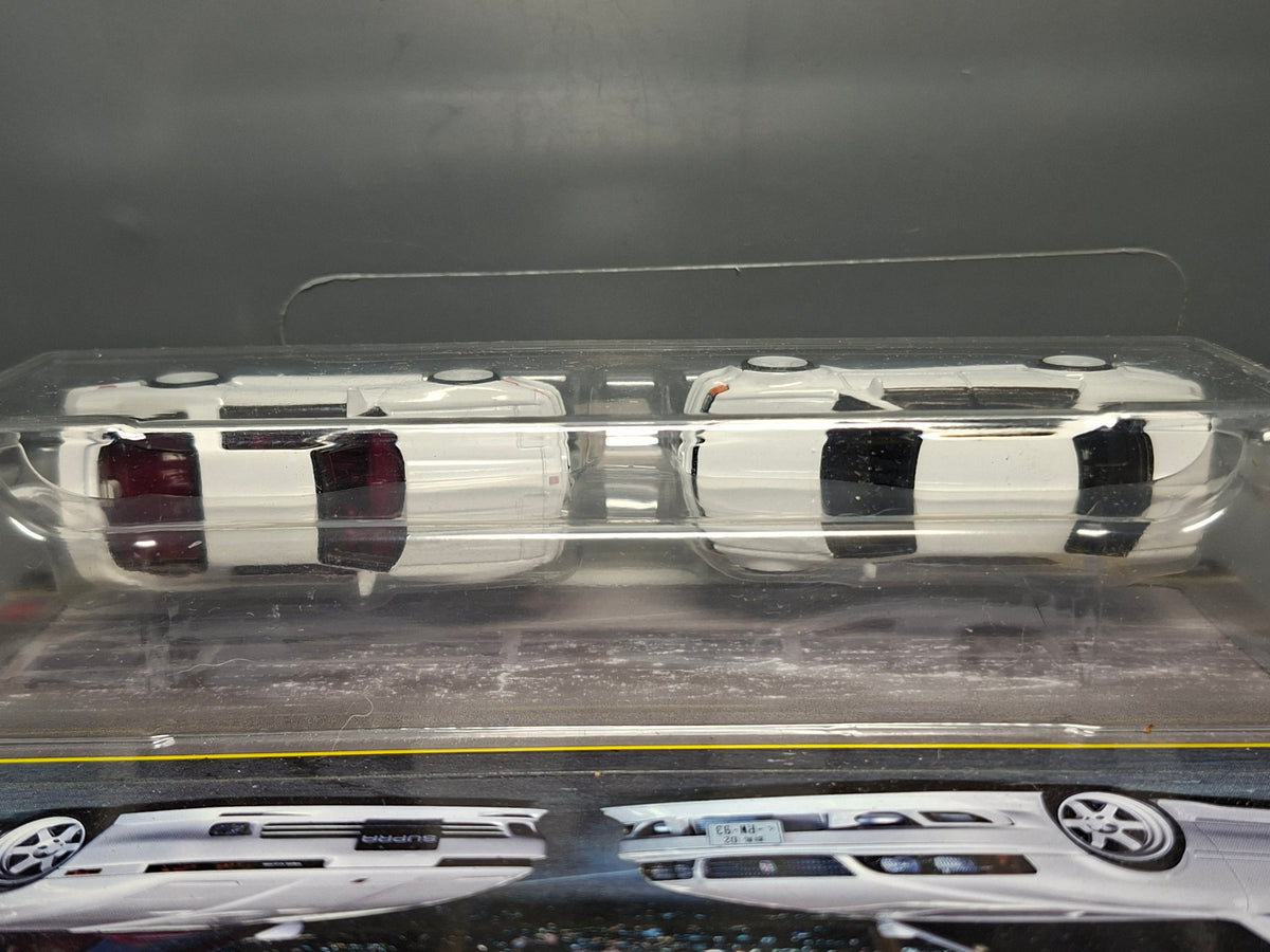 Hot Wheels Premium 2 Pack Toyota Chaser JZX 100 / 1989 Toyota Supra (NG05)