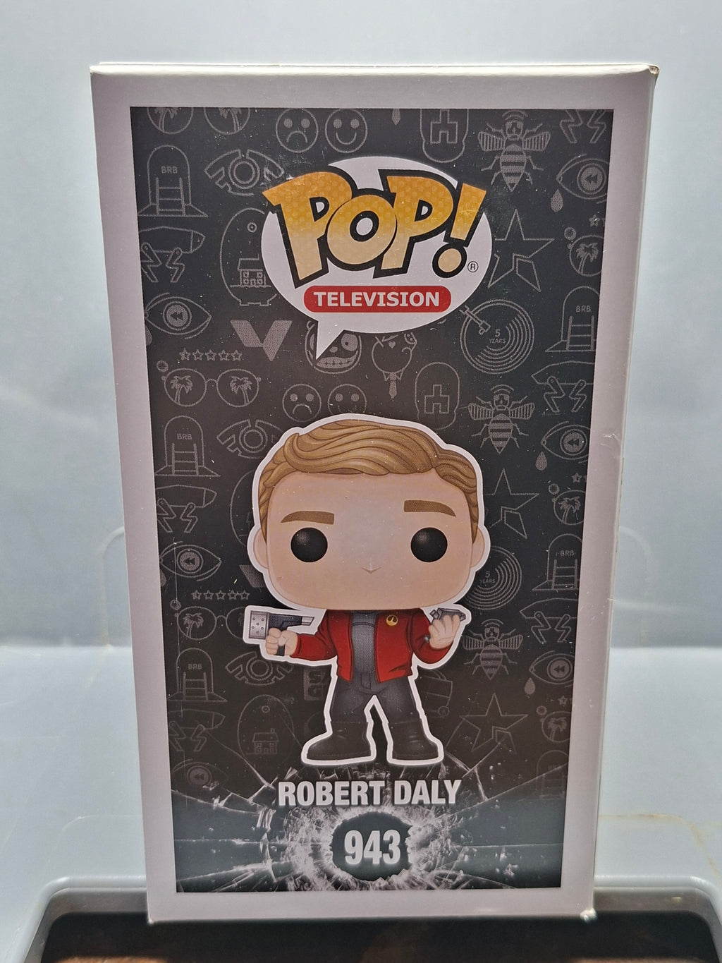 Funko Pop! BLACK MIRROR 943 Robert Daly damaged box  (F07)