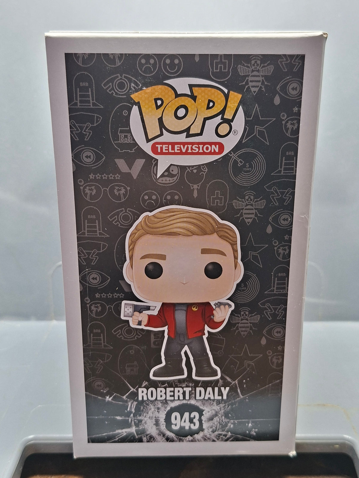 Funko Pop! BLACK MIRROR 943 Robert Daly damaged box  (F07)