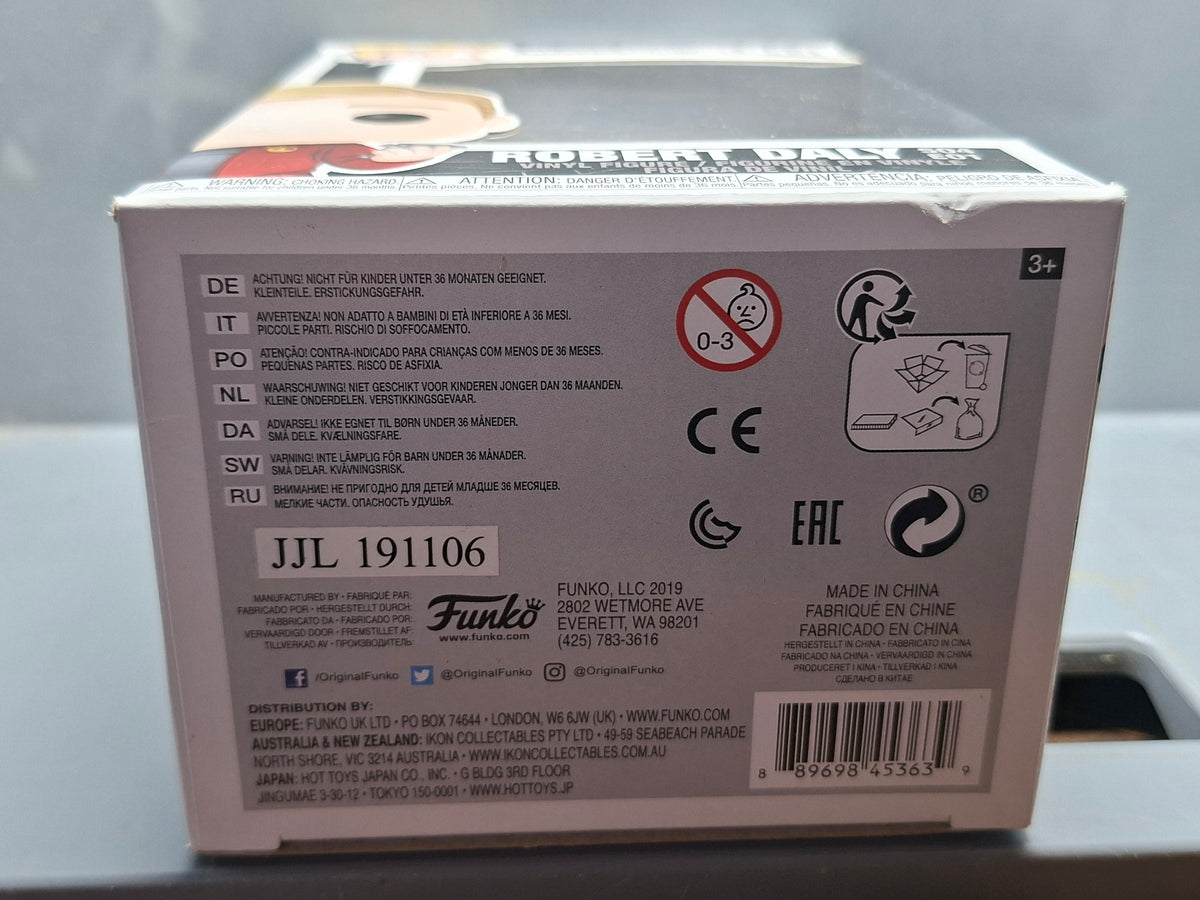Funko Pop! BLACK MIRROR 943 Robert Daly damaged box  (F07)
