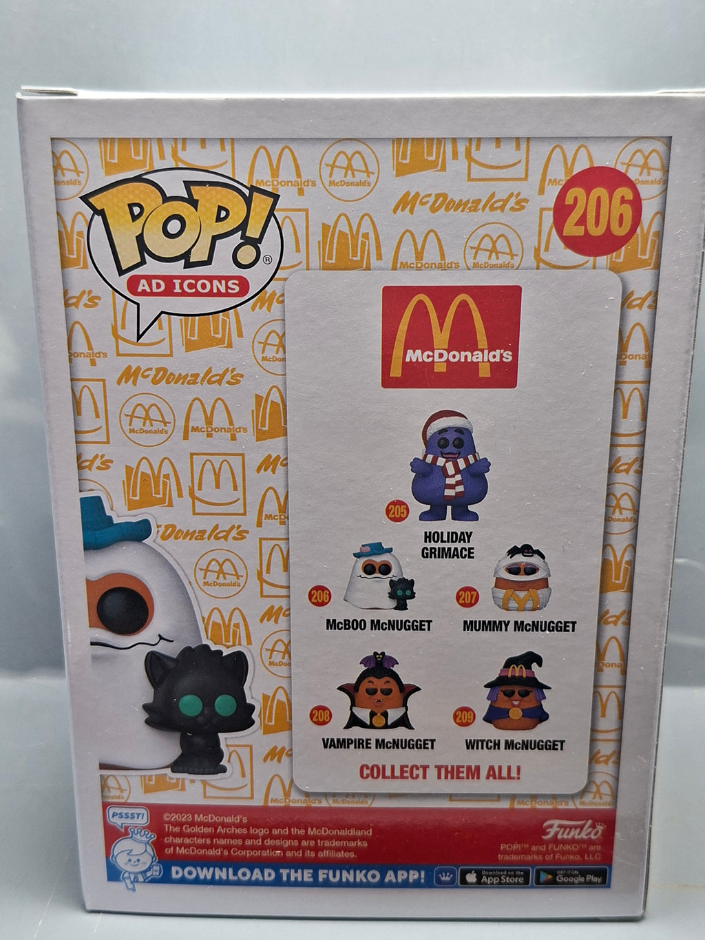 Funko Pop!  MCDONALDS POP Ad Icons N° 206 Nugget Buddies Fantome (F09)