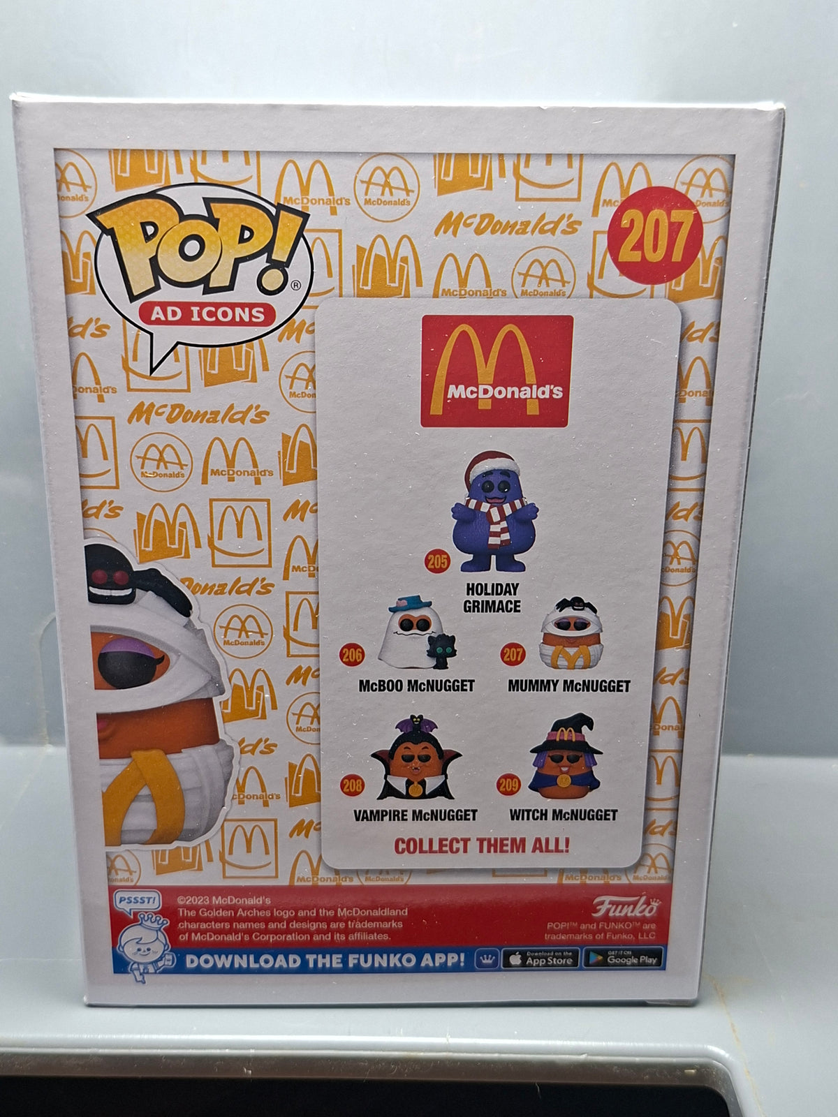 Funko Pop!  MCDONALDS POP Ad Icons N° 207 Nugget Buddies Momie (F09)