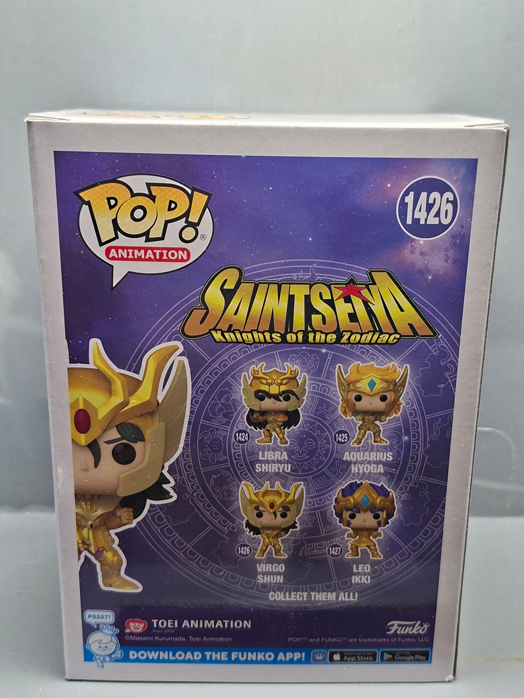 Funko Pop!  SAINT SEIYA  Animation N° 1426 Gold Virgo Shun (F09)