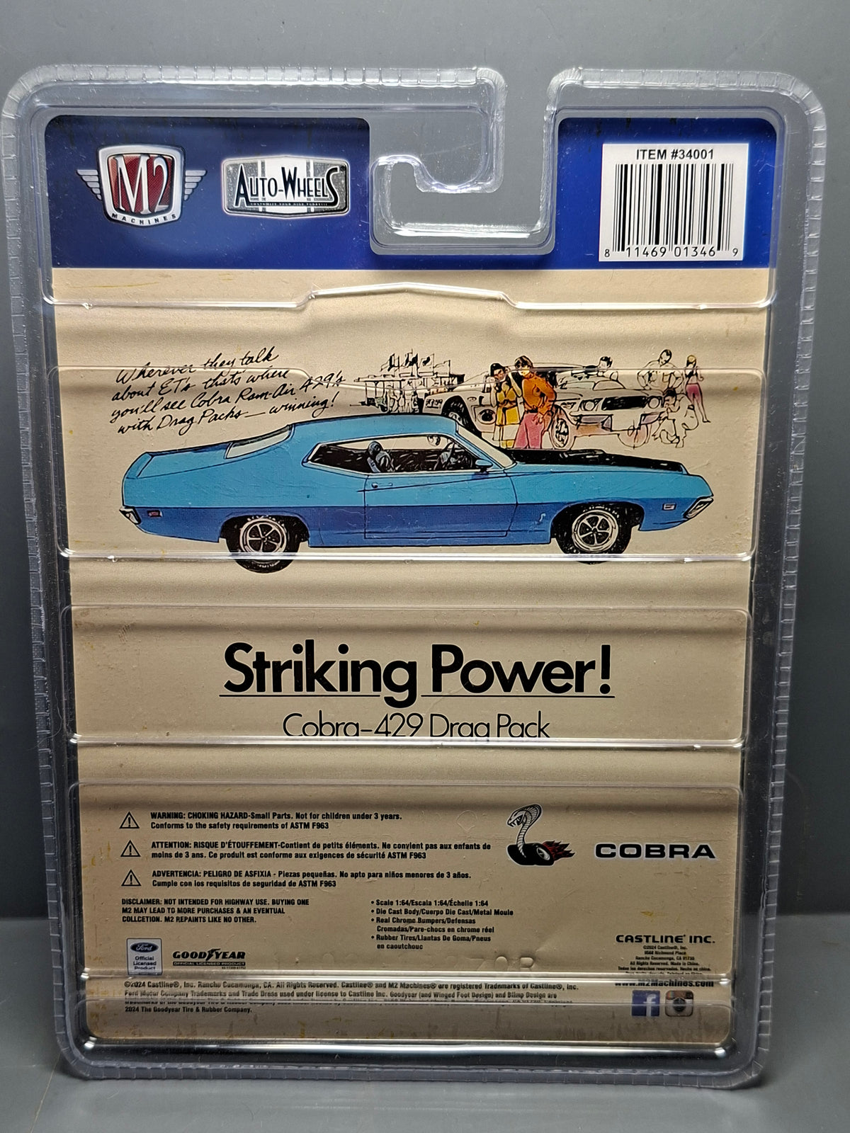 M2 Machines Auto-Wheels 1970 Ford Torino Cobra (NG01)