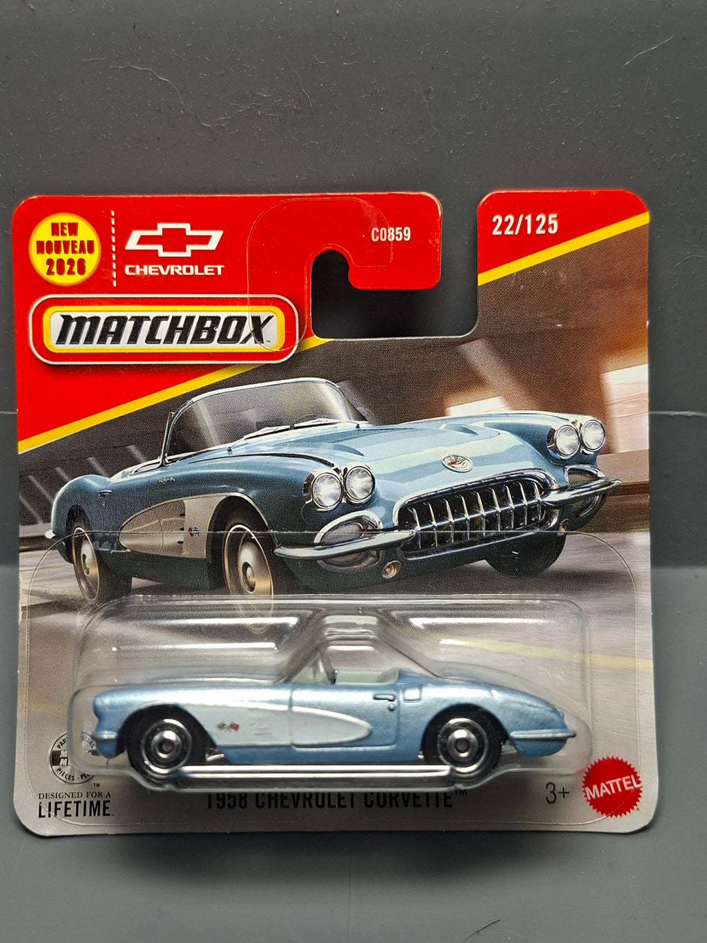 Matchbox 1958 Chevrolet Corvette 22/125 (CP08)