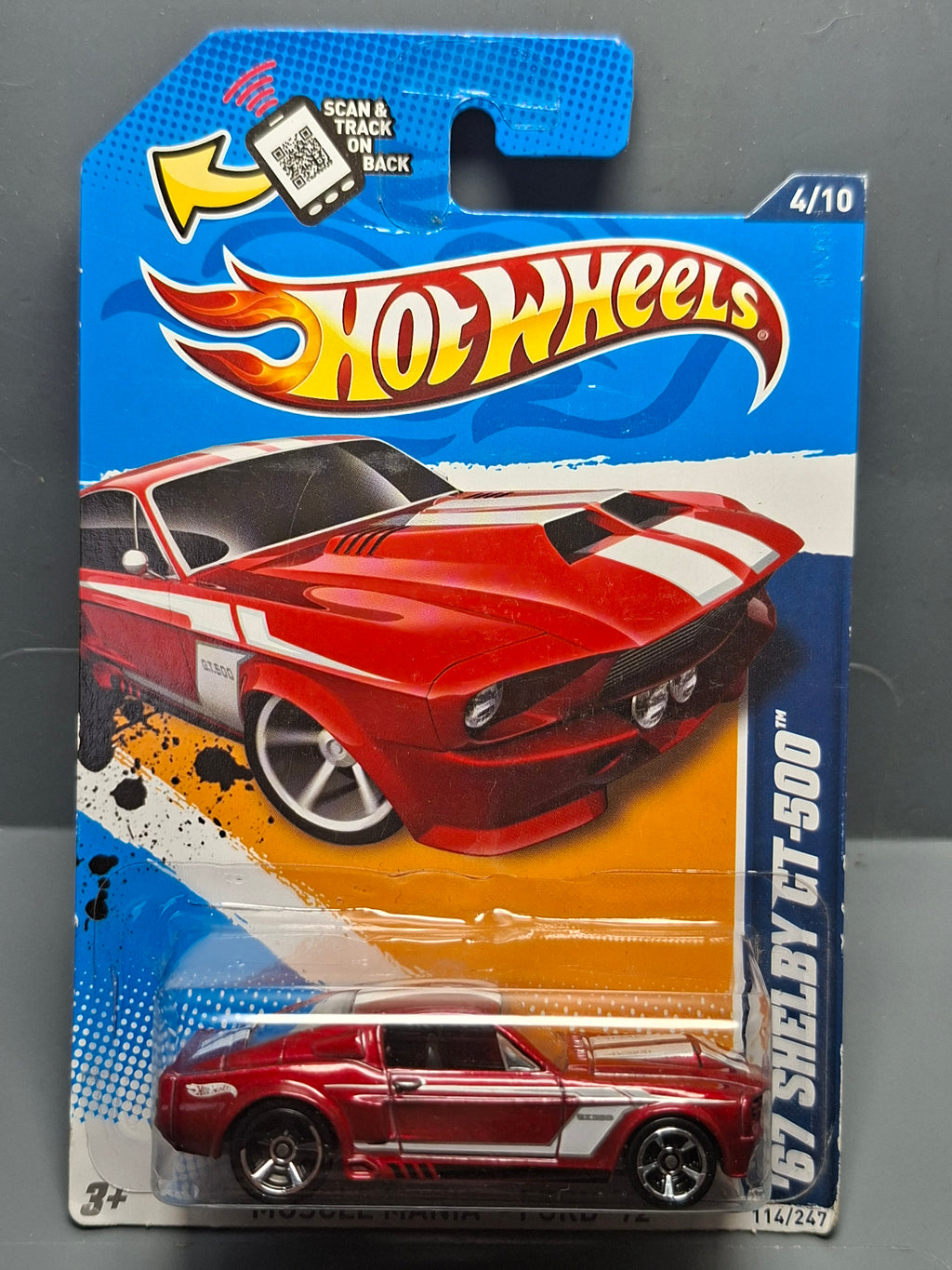Hot Wheels Muscle Mania Ford '67 Shelby GT-500 2012-114 (CP08)