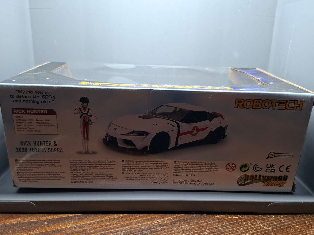 Jada 1/24 Robotech Rick Hunter & 2020 Toyota Supra (ET)