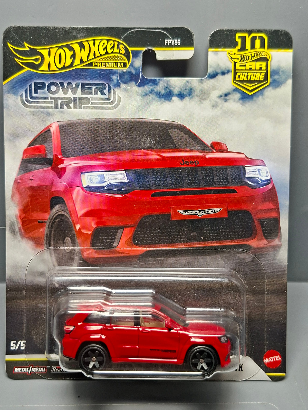 Hot Wheels Power Trip 2019 Jeeps Grand Cherokee Trackhawk (NG68)