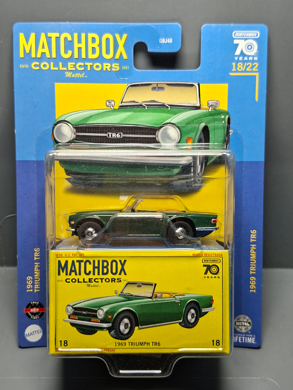 Matchbox collectors 1969 Triumph TR6 (NG68)