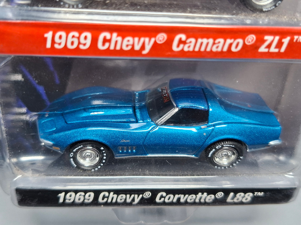 Johnny Lightning Pack F.A.S.T Series Pack Chevrolet Camaro Corvette (NG31)