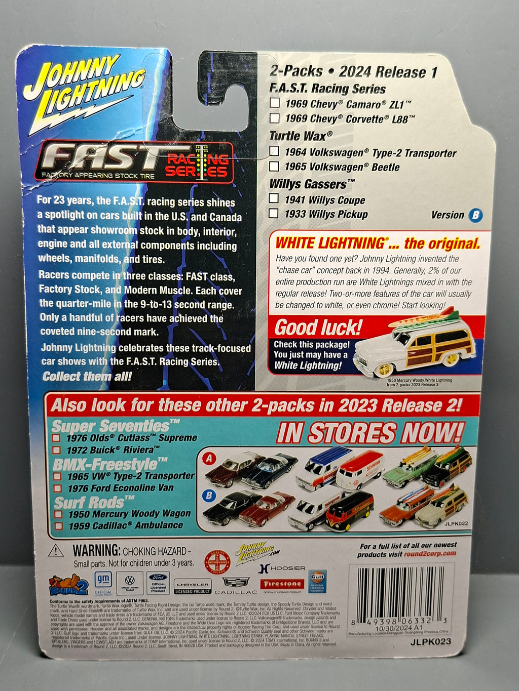 Johnny Lightning Pack F.A.S.T Series Pack Chevrolet Camaro Corvette (NG31)