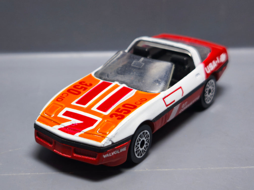 Matchbox 1984 superfast  84 corvette version lace wheels   (A06)