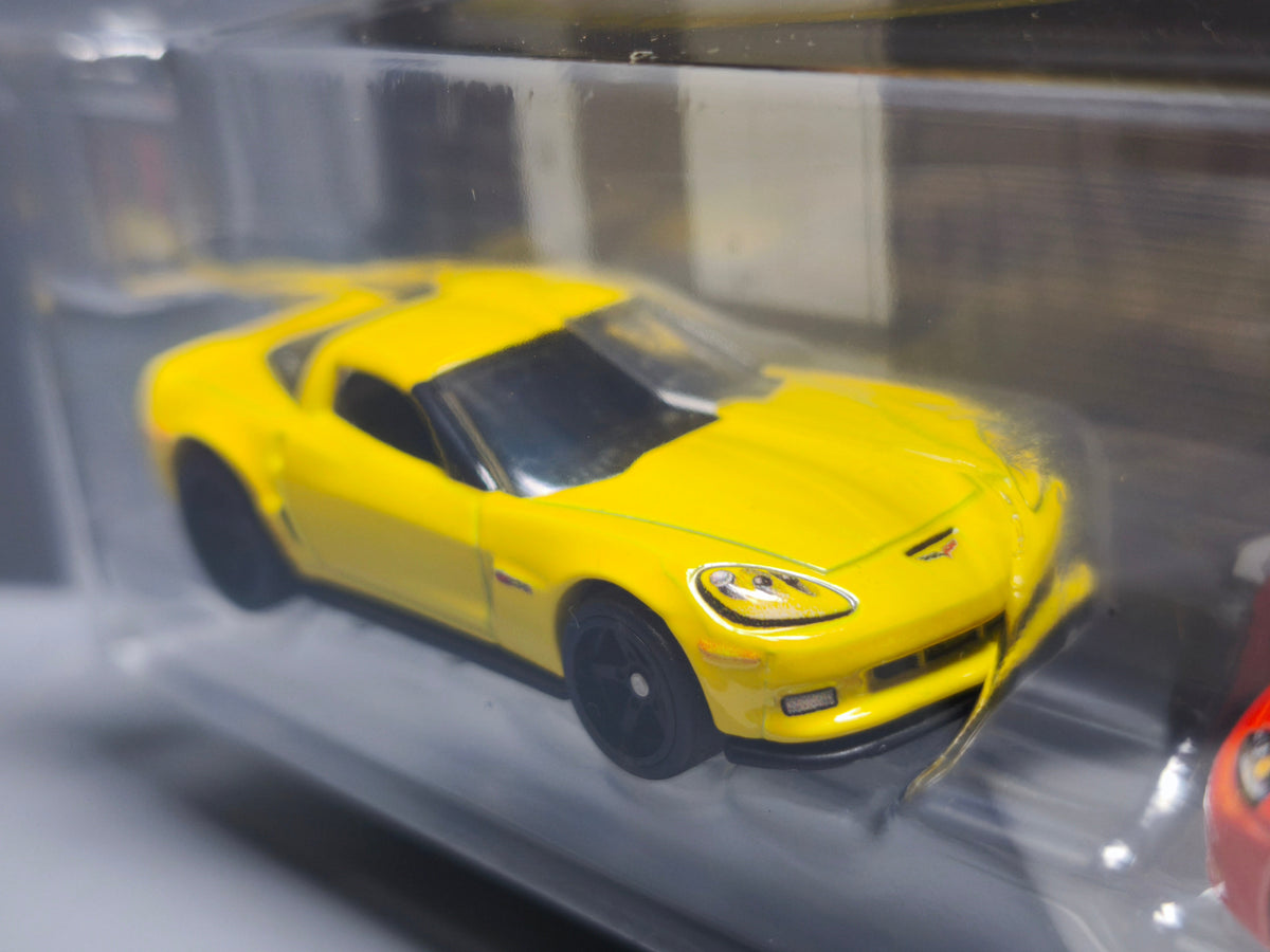Hot Wheels Premium 2-pack 2012 Corvette Z06 2003 Dodge Viper SRT-10 (CT12)