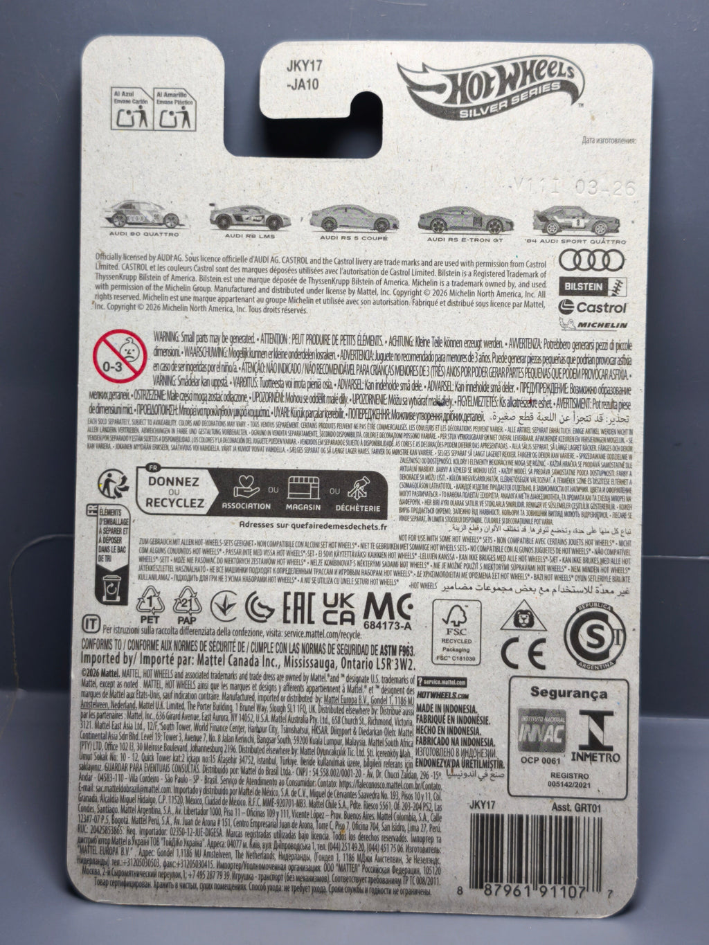 Hot Wheels 2026 Audi Silver series RS 5 Coupé (NP20)