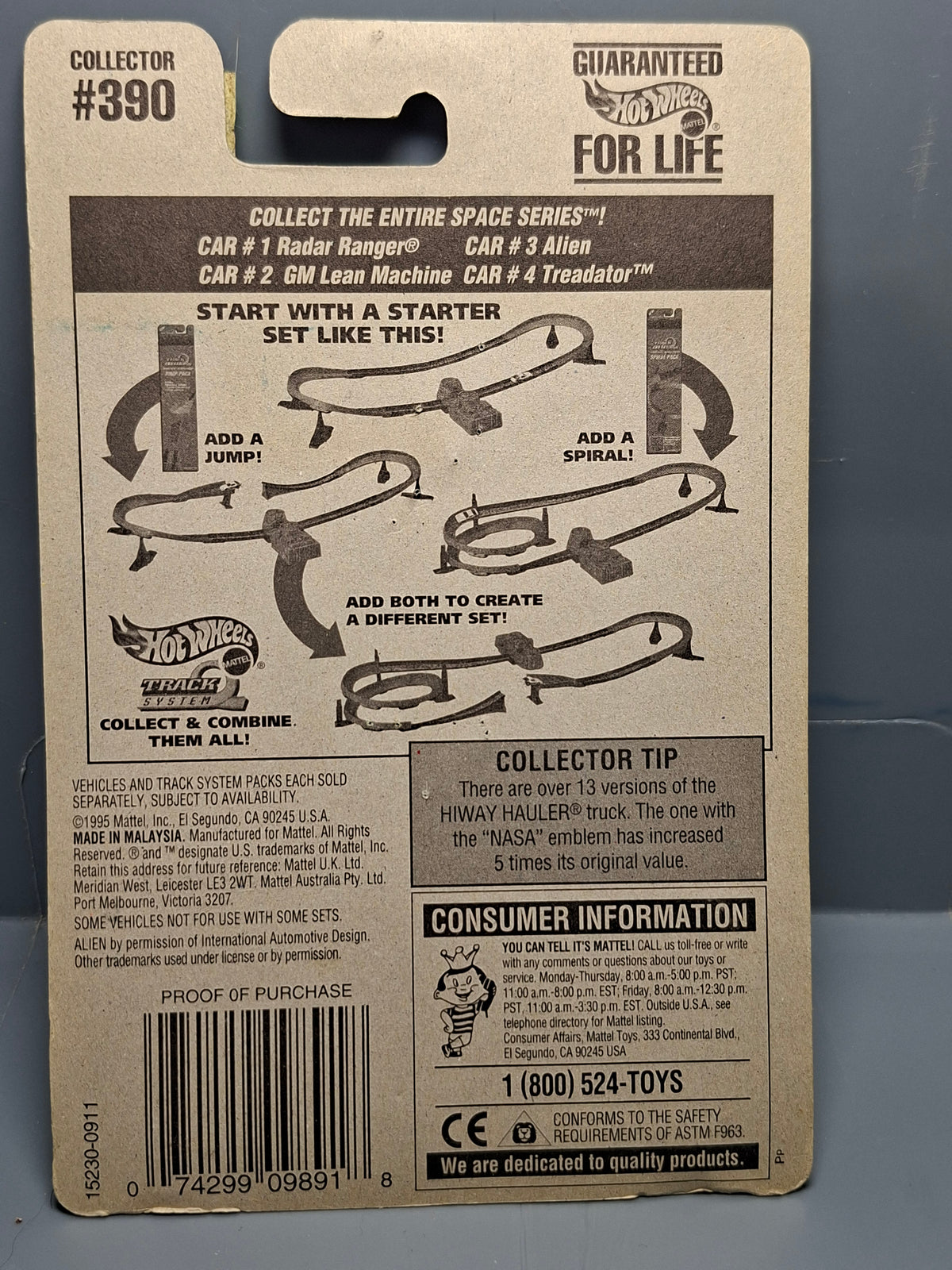 Hot Wheels Alien version logo sur le côté   1996-390   (NP21)