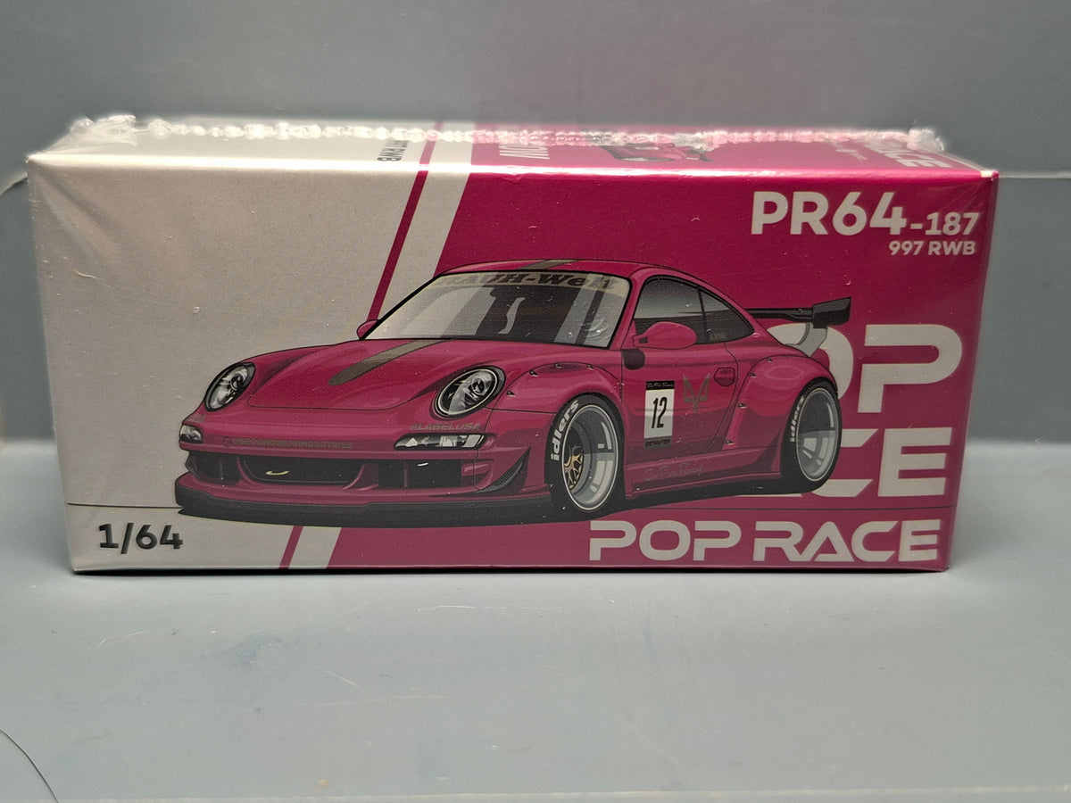 Pop Race 1/64 Porsche 997 RWB N° 187 (NP37)