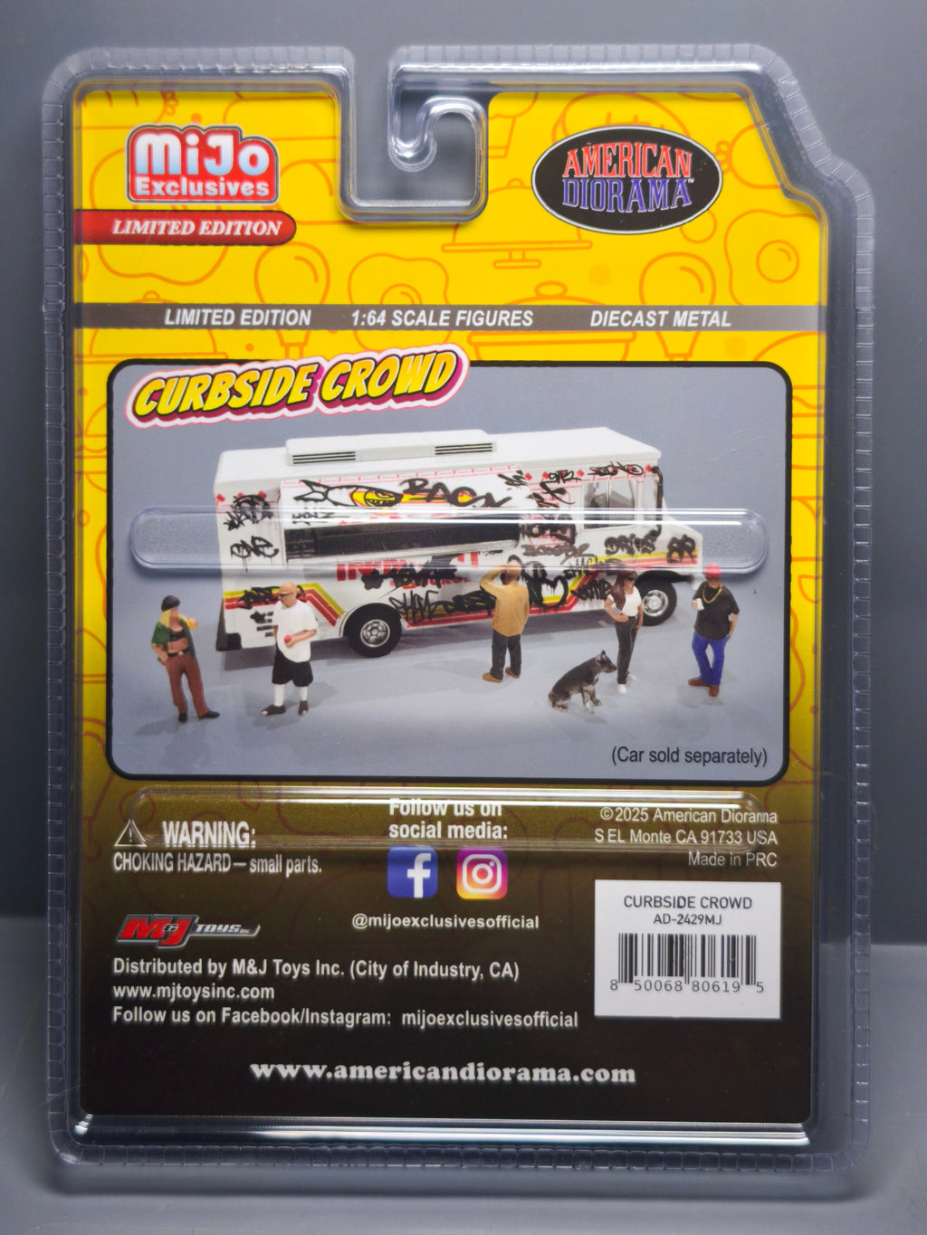 American Diorama 1/64 Curbside Crowd Figure Set (NG01)