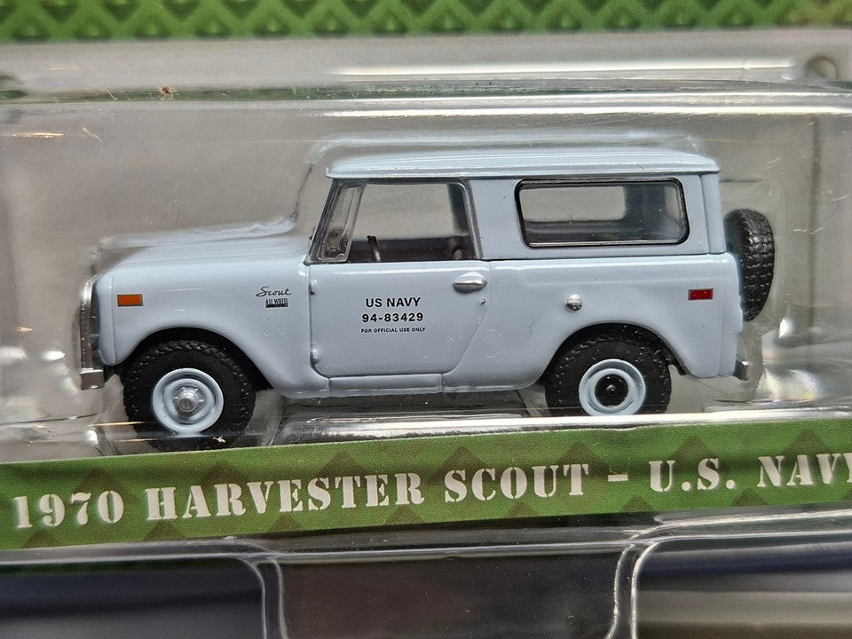 Greenlight Battalion 64 Series 4 1970 Harvester Scout - U.S. Navy (NG31)