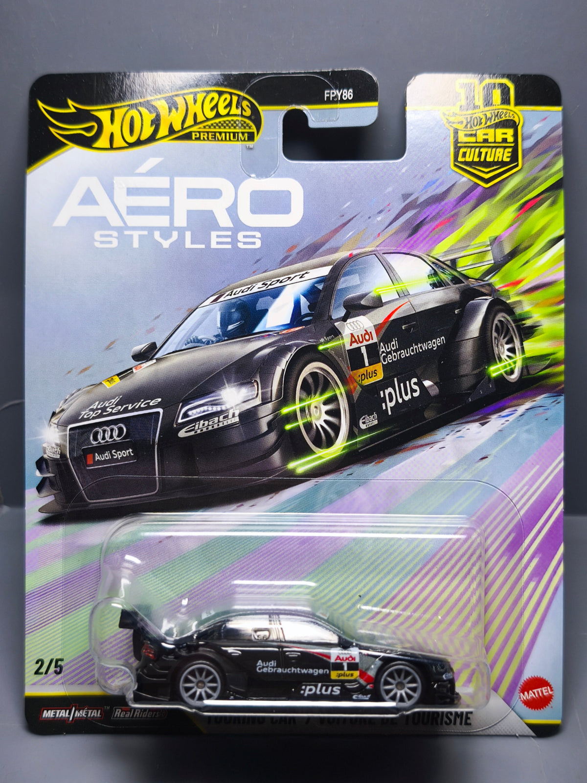 Hot Wheels Aéro Style 2008 Audi A4 Touring car (NG27)