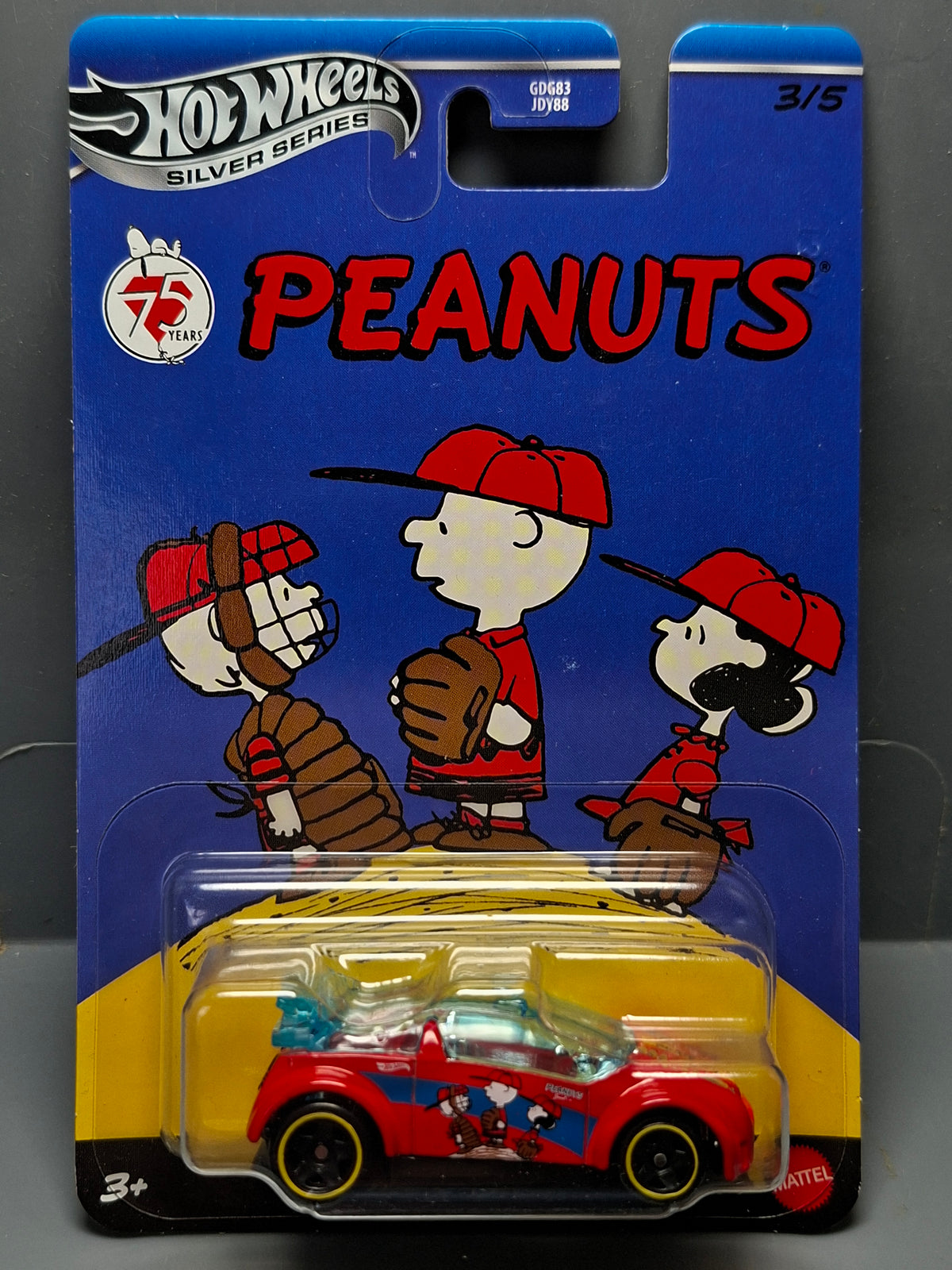Hot Wheels Silver series Peanuts (Snoopy) Super Gnat (NP24)