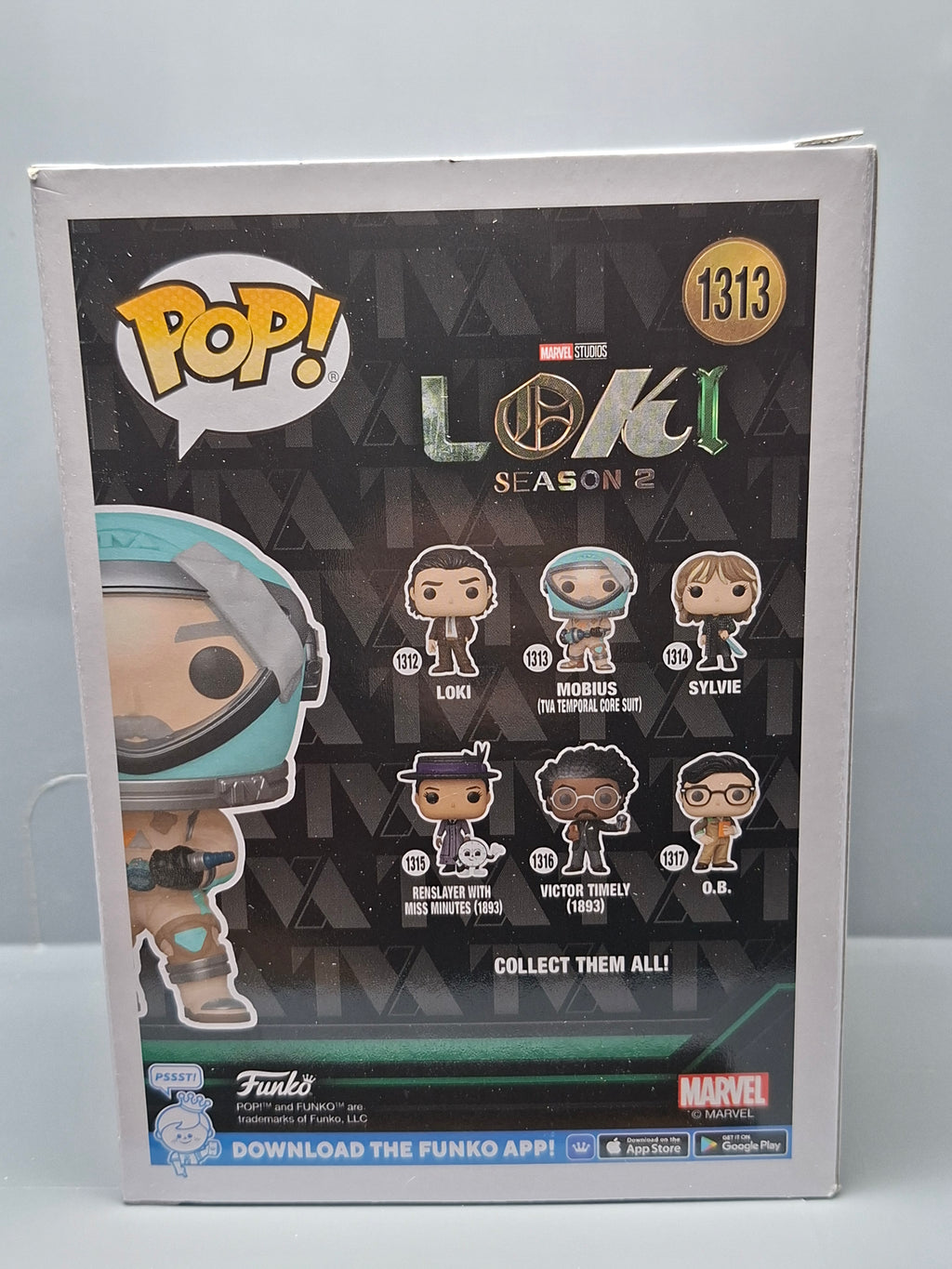 Funko Pop! LOKI SAISON 2 POP Marvel N° 1313 Mobius (F01)