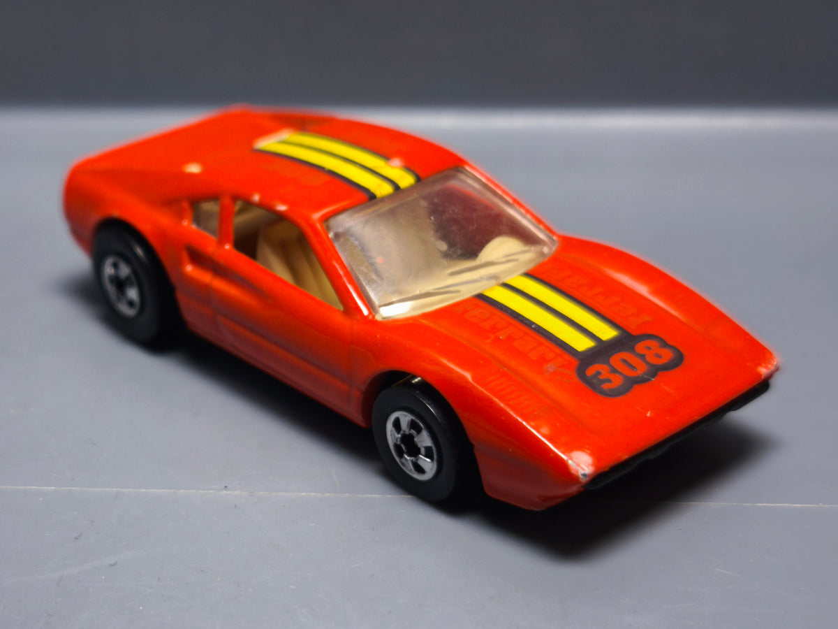 Hot Wheels 1989 color racers Ferrari 308 racebait  (A30)