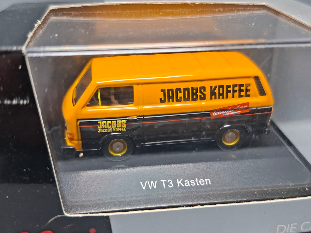 Schuco 1/87 Volkswagen T3 kasten Jacob kafee  (NP31)