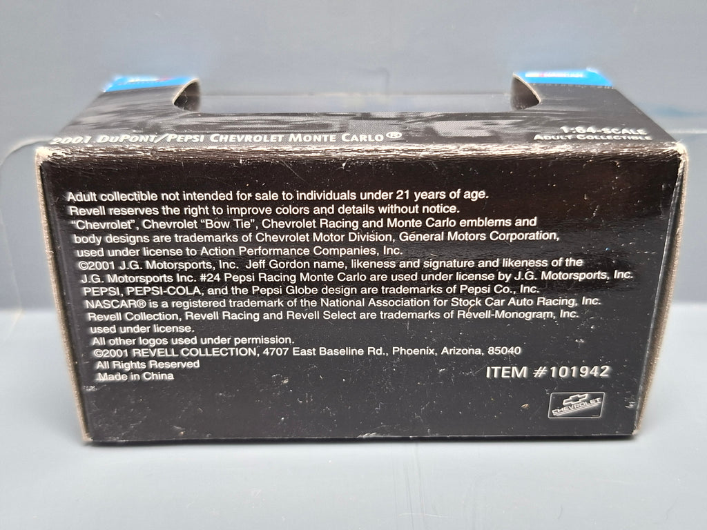 Revell 1/64 2001 Dupont Pepsi Chevrolet Monte Carlo Jeff Gordon limitée   (NP22)