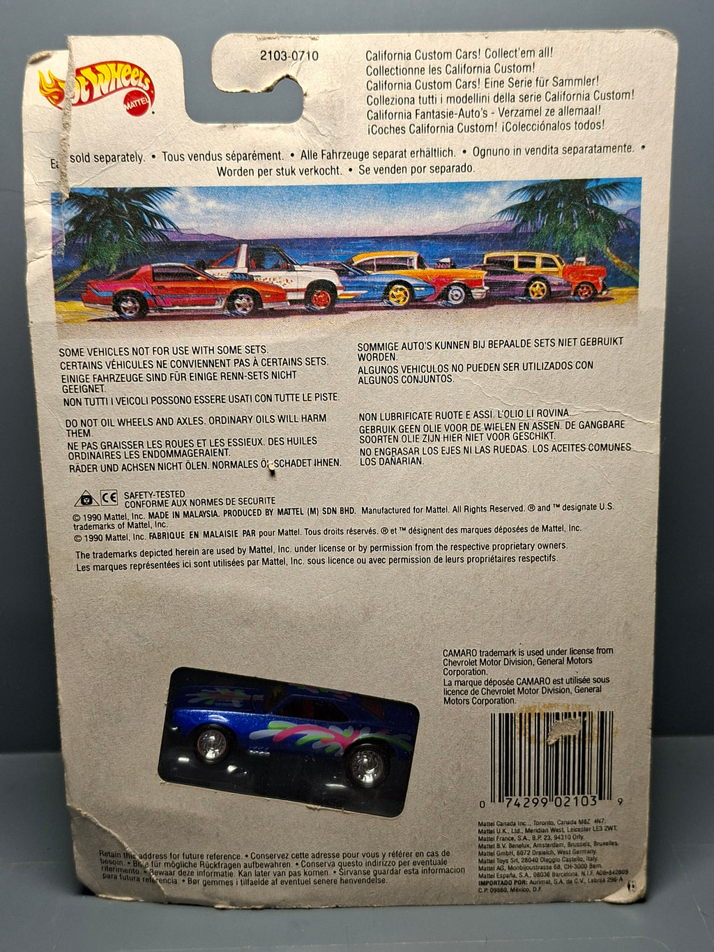 Hot Wheels California Custom '67 Camaro  (CT06)