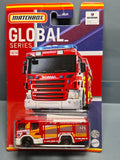 Matchbox série Global Scania P 360 fire truck  (NP50)